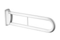 Uchwyt dla niepełnosprawnych uchylny WC 76 cm Ø35 stal biała Vital Deante