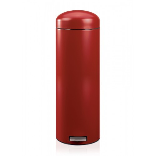  Kosz na śmieci pedałowy Retro 20 l slimline Brabantria czerwony