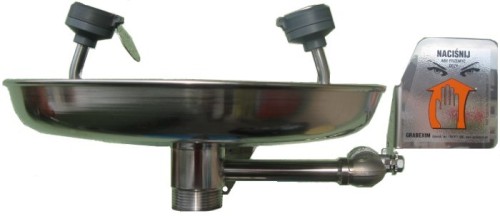 Myjka do oczu i twarzy G15 stal nierdzewna Grabexim