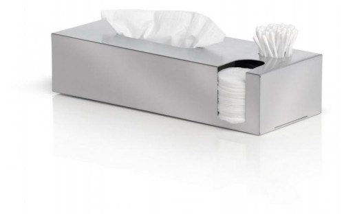  Multi pojemnik na chusteczki, płatki i patyczki NEXIO BLOMUS (stal matowa) 