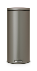 Kosz na śmieci 30L pedałowy Silent PLATINUM Brabantia