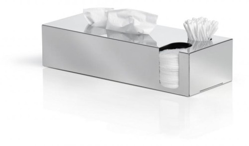  Multi pojemnik na chusteczki, płatki i patyczki NEXIO BLOMUS (stal połysk)