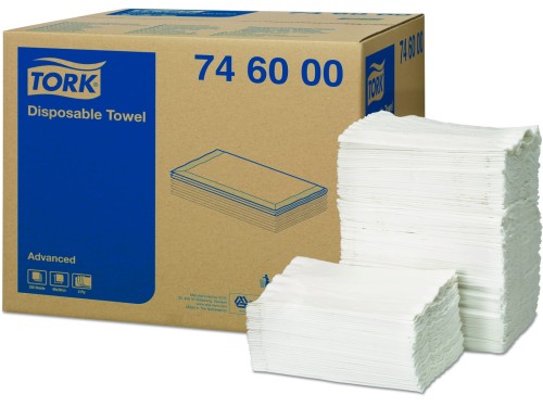 746000 Ręczniki celulozowe fryzjerskie D1 Tork białe 5-warstwowe 250 sztuk
