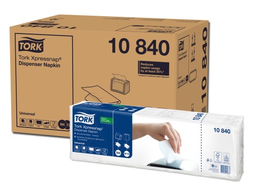 10840 Tork Xpressnap® N4 serwetki papierowe białe