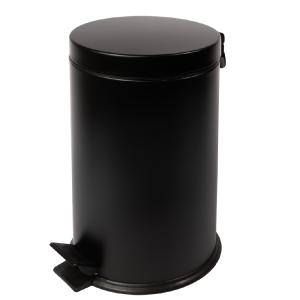 Kosz na śmieci BLACK 5l stal czarny mat Faneco