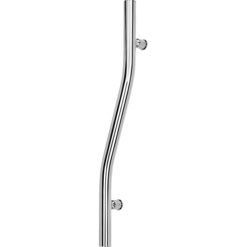 Uchwyt ścienny łazienkowy dekoracyjny stal połysk Deante