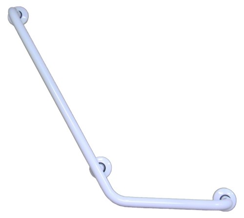 Uchwyt kątowy specjalny lewy 135º 80/40cm fi 32mm biały