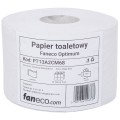 papier toaletowy w rolkach Faneco Optimum biały 12 rolek