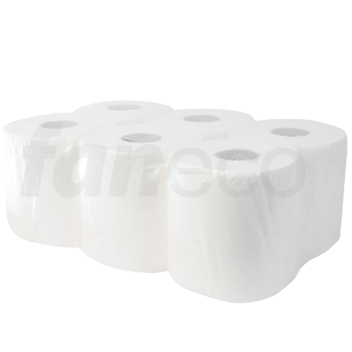 papier toaletowy w rolkach Faneco Optimum biały 12 sztuk