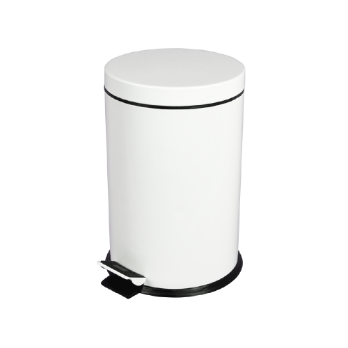 Kosz na śmieci 12l biała stal Faneco
