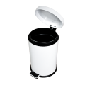 Kosz na śmieci 12l biały stalowy Faneco