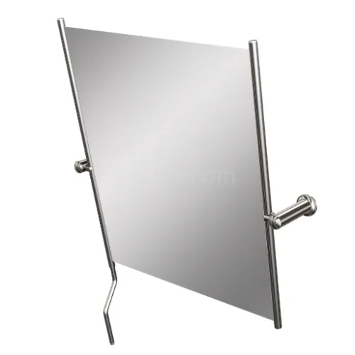 Lustro dla niepełnosprawnych uchylne 580 x 600 mm z rączką, mosiądz