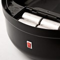 Kosz na śmieci na baterie 31L stal mat Nine Stars okrągły
