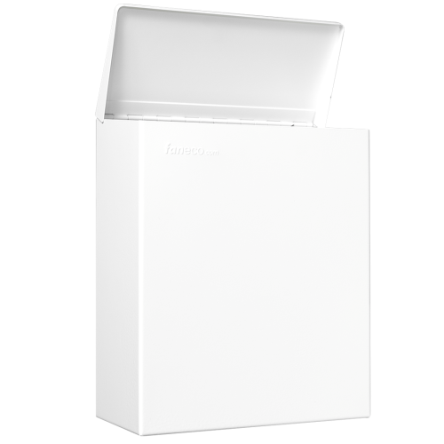 Kosz naścienny na odpadki higieniczne 7 l biały HIT Faneco