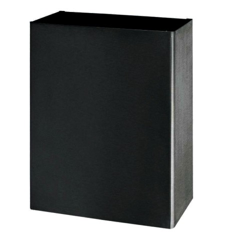Kosz na śmieci naścienny 24l Black Impeco stal Czarny