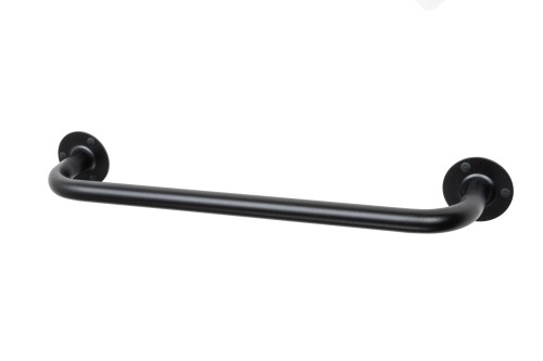 Uchwyt prosty dla niepełnosprawnych 20cm fi 25mm czarny