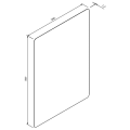 Lustro Faneco 70 x 50 cm stal polerowana.png