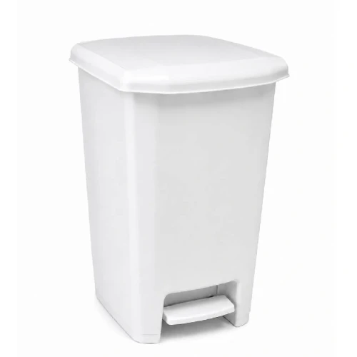 Kosz pedałowy na śmieci 25l kp25tb biały.webp