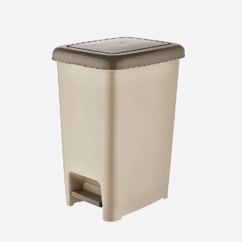 Kosz pedałowy na śmieci kp40k beżowy.webp