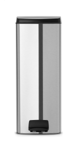 Kosz na śmieci 25L pedałowy prostokątny Brabantia stal fpp