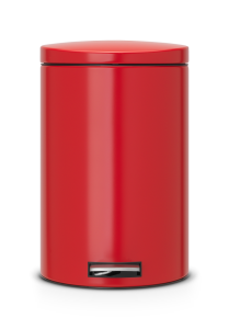 Kosz na śmieci 20L pedałowy Silent z wkładką bio PASSION RED Brabantia