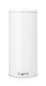 Kosz na śmieci 30L pedałowy Silent WHITE Brabantia