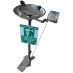 Oczomyjka na nodze z misą G25-PED stal nierdzewna Grabexim