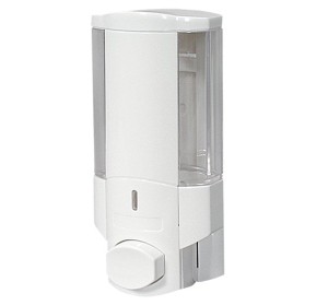 Dozownik do mydła w płynie 300 ml Biały ABS D-300/B HiG