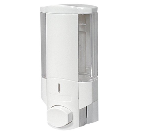 Dozownik do mydła w płynie 300 ml Biały ABS D-300/B HiG