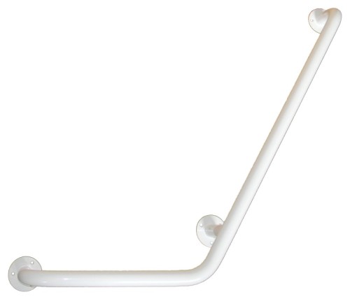 Uchwyt kątowy specjalny prawy 135º 80/40cm fi 32mm biały