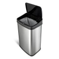 Kosz bezdotykowy 50l stal mat Nine Stars