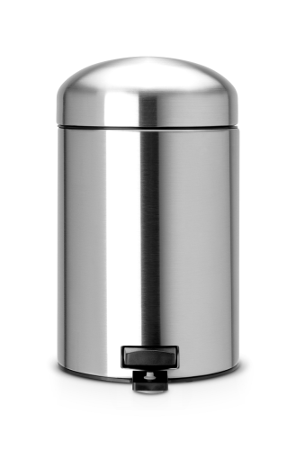  Kosz na śmieci pedałowy 3L Retro Brabantia stal matowa