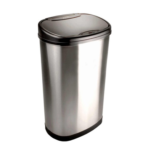 Kosz automatyczny stal mat 50l owalny Nine Stars