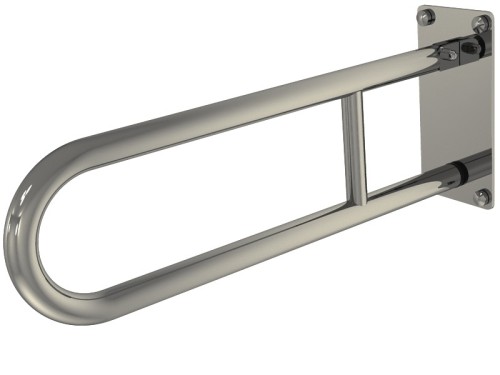 Uchwyt uchylny dla niepełnosprawnych 80cm  fi25mm stal inox