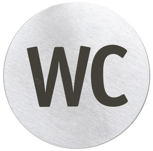 Oznaczenie WC SIGNO Blomus stal matowa, 8 cm
