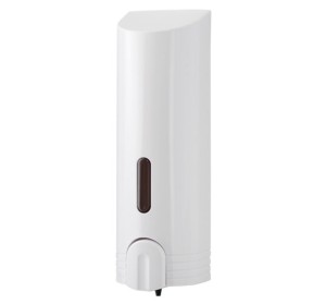 Dozownik do mydła w płynie 400 ml wąski biały ABS DH-800-1 HIG