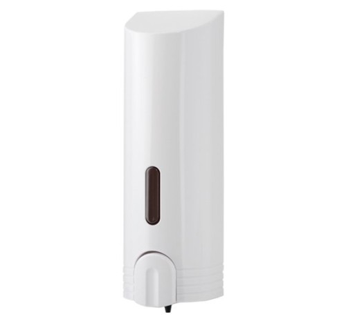 Dozownik do mydła w płynie 400 ml wąski biały ABS DH-800-1 HIG