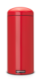 Kosz na śmieci pedałowy 30L Retro Silent PASSION RED Brabantia 