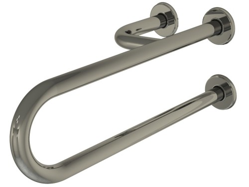 Poręcz umywalkowa lewa podporowa 55cm fi32mm stal inox