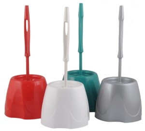 Szczotka do WC Fala HiG Plastik Biała